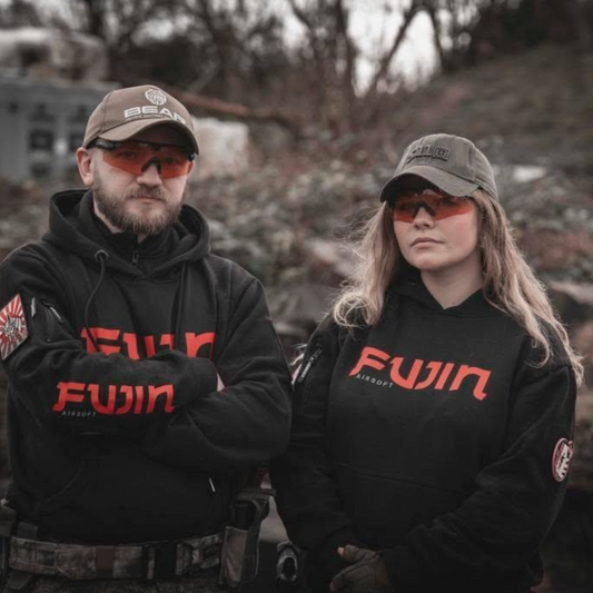 Tactical Airsoft Hoodie | Fujin Logo | Premium UK Combat Apparel
