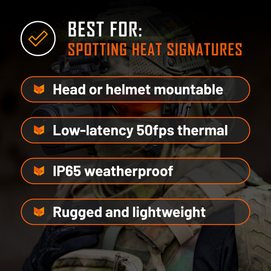 Nightfox Arctic Head-Mounted Thermal Monocular
