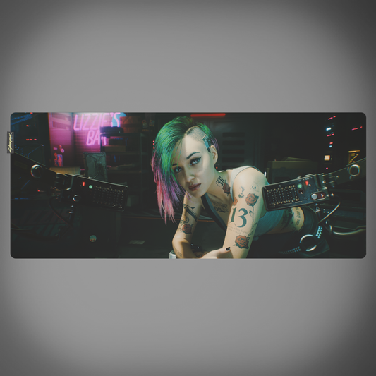 Cyberpunk® 2077 Desk Mat - Judy Alvarez