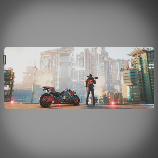 Cyberpunk® 2077 Desk Mat - Night City Views
