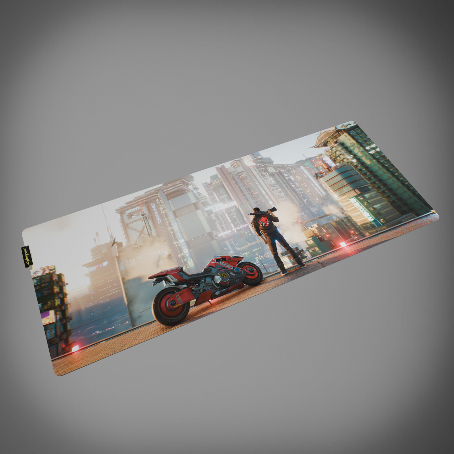 Cyberpunk® 2077 Desk Mat - Night City Views
