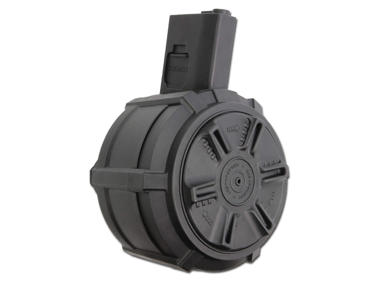 G&G 2300rd Manual Drum Magazine — M4 / M16