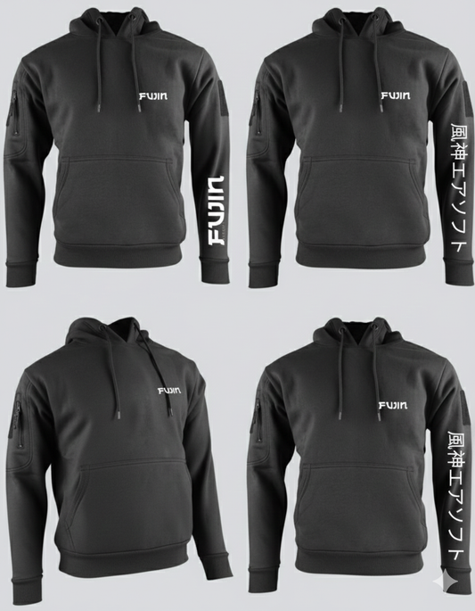 Fujin Tactical Hoodie Shiro / Kuro Edition