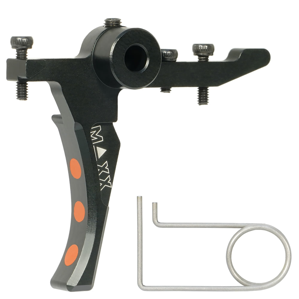 MAXX CNC Aluminium Advanced Speed Trigger (Style D) (Black) for MTW