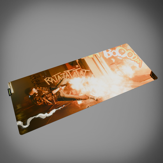 Cyberpunk® 2077 Desk Mat - RATATATAT