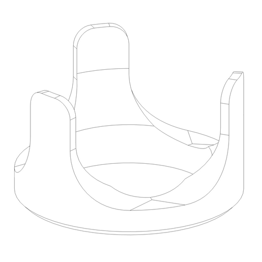 CORE-TAC 0.8L+ Carbon Tank Holder / Stand