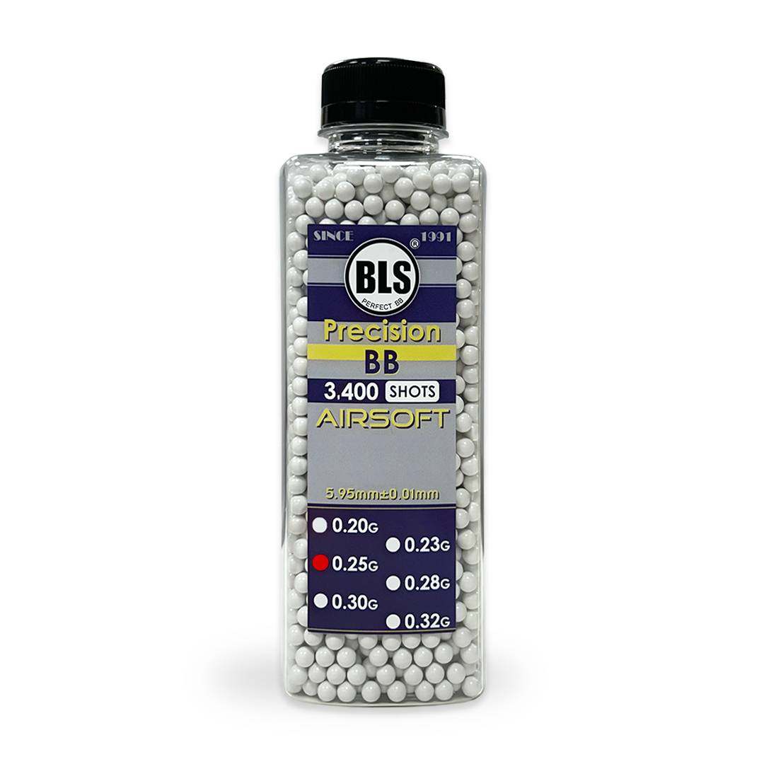 BLS 0.25g Bottles 3400 Round Supreme Grade Airsoft BB's