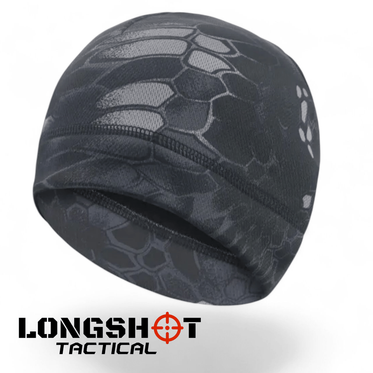 Longshot Tactical Beanie Hat - Reptile Black Camo
