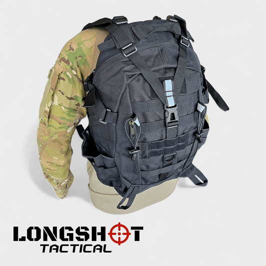 Tactical Backpack Day Pack - Black