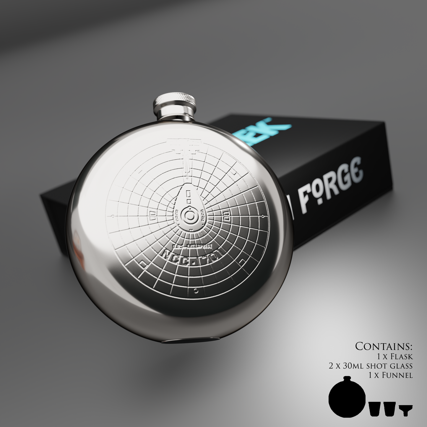 Star Trek™ Enterprise Hipflask