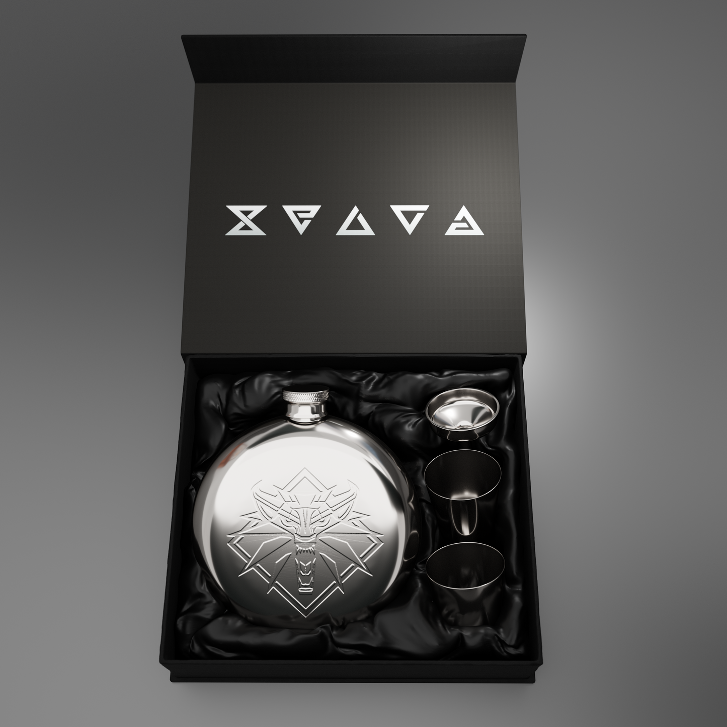 The Witcher Hip Flask Gift Set