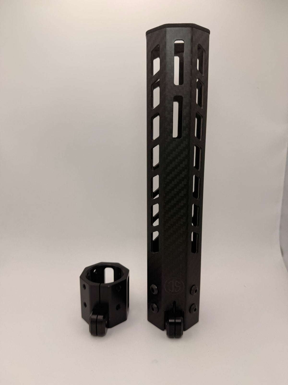 WOLVERINE MTW / HERETIC / AEG AND GBBR 50MM WIDE FORGED CARBON FIBRE / 3K HANDGUARD 7" AND 10"
