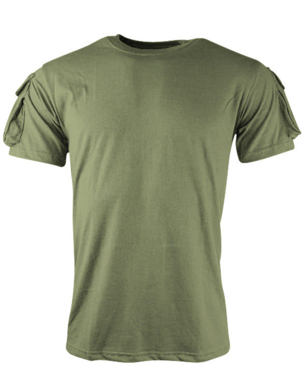 Operator Tactical T-Shirt | Velcro Sleeve & Pockets | Team Gear