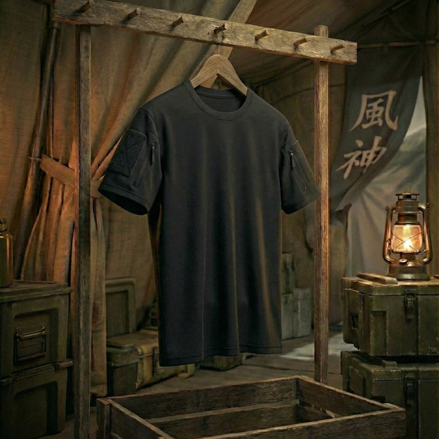 Operator Tactical T-Shirt | Velcro Sleeve & Pockets | Team Gear