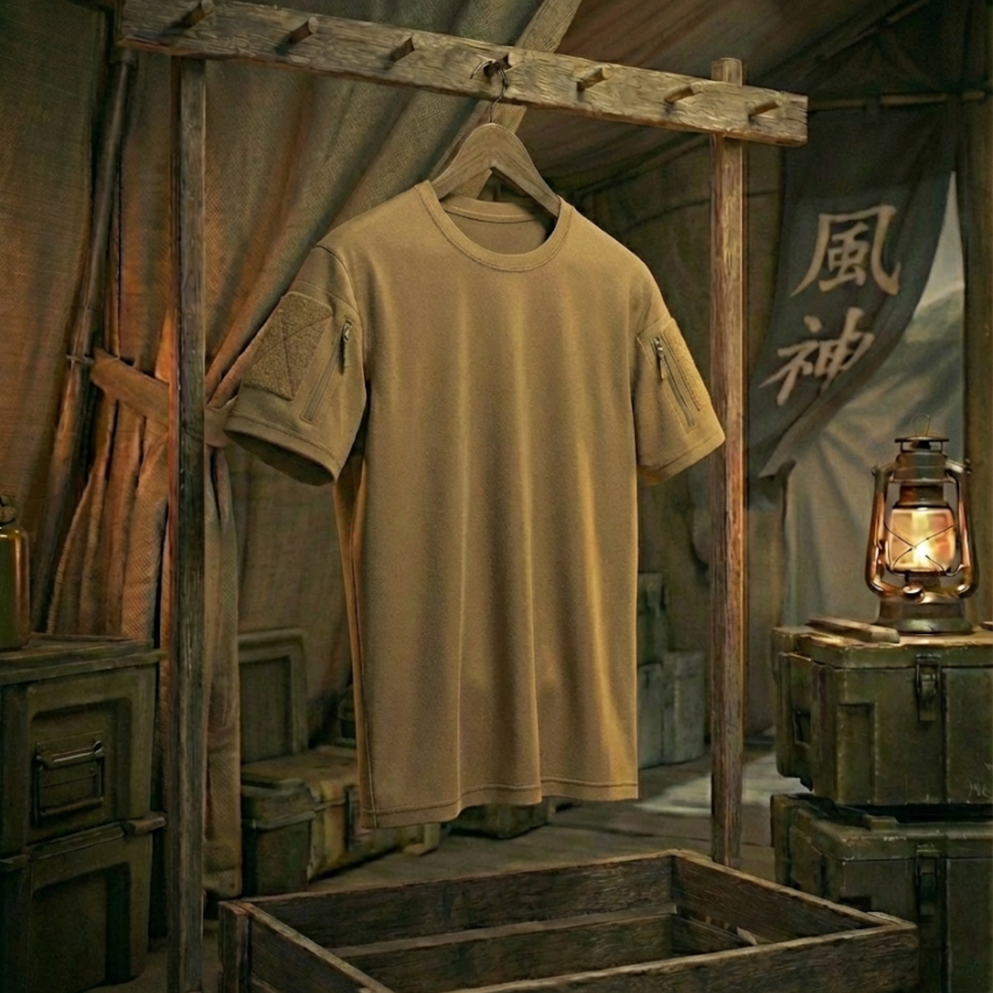 Operator Tactical T-Shirt | Velcro Sleeve & Pockets | Team Gear
