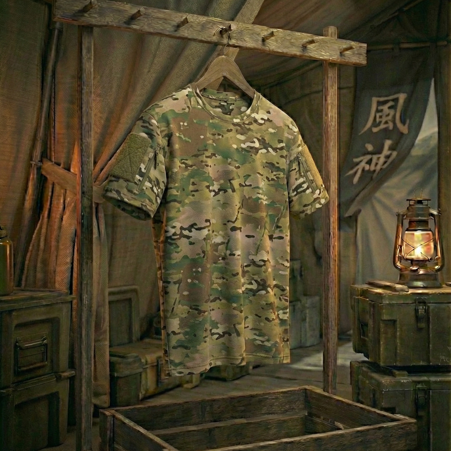 Operator Tactical T-Shirt | Velcro Sleeve & Pockets | Team Gear