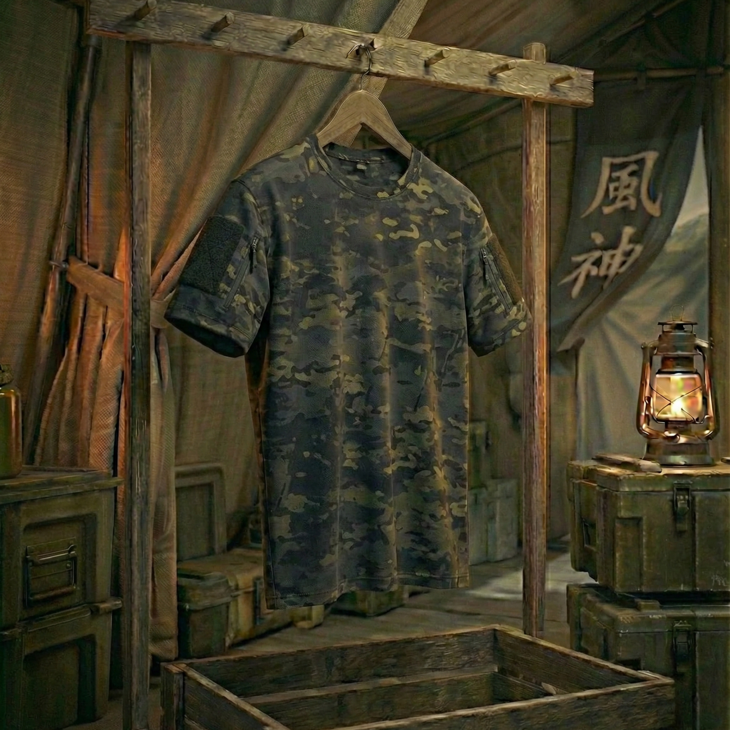 Operator Tactical T-Shirt | Velcro Sleeve & Pockets | Team Gear