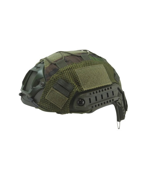 Fujin Fast helmet cover fitted on a helmet