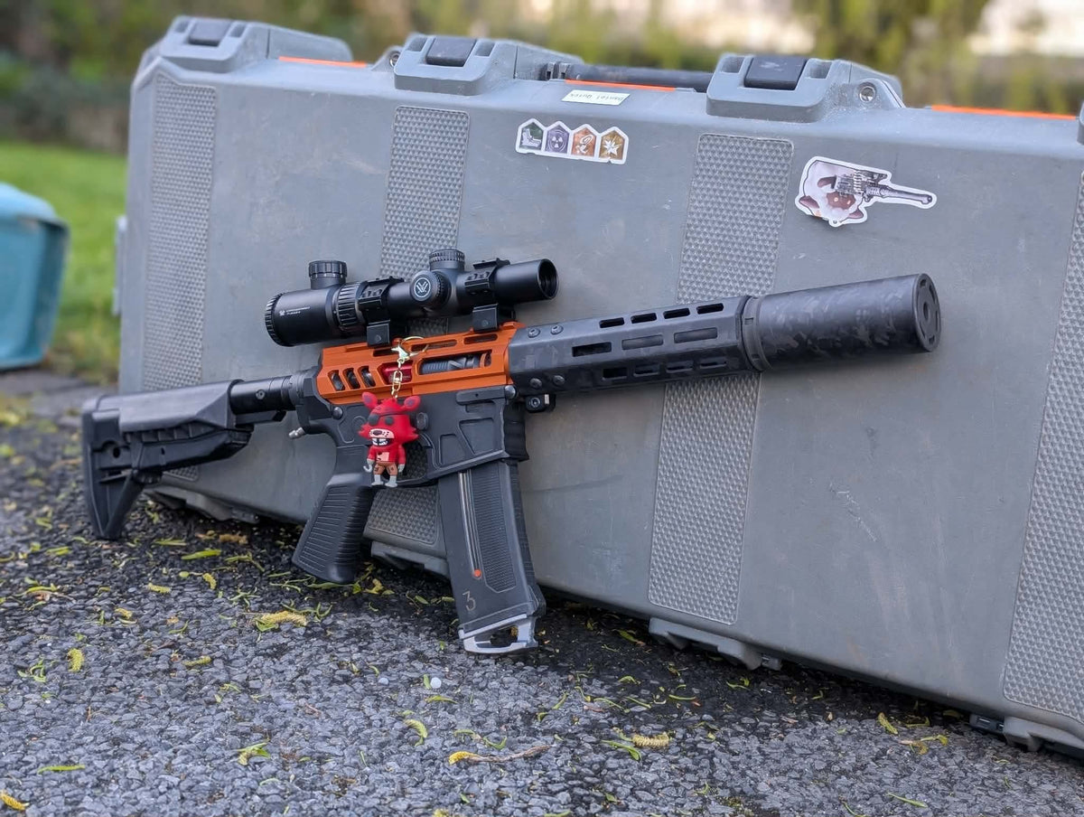 WOLVERINE MTW / HERETIC / AEG AND GBBR 50MM WIDE FORGED CARBON FIBRE / 3K HANDGUARD 7" AND 10"