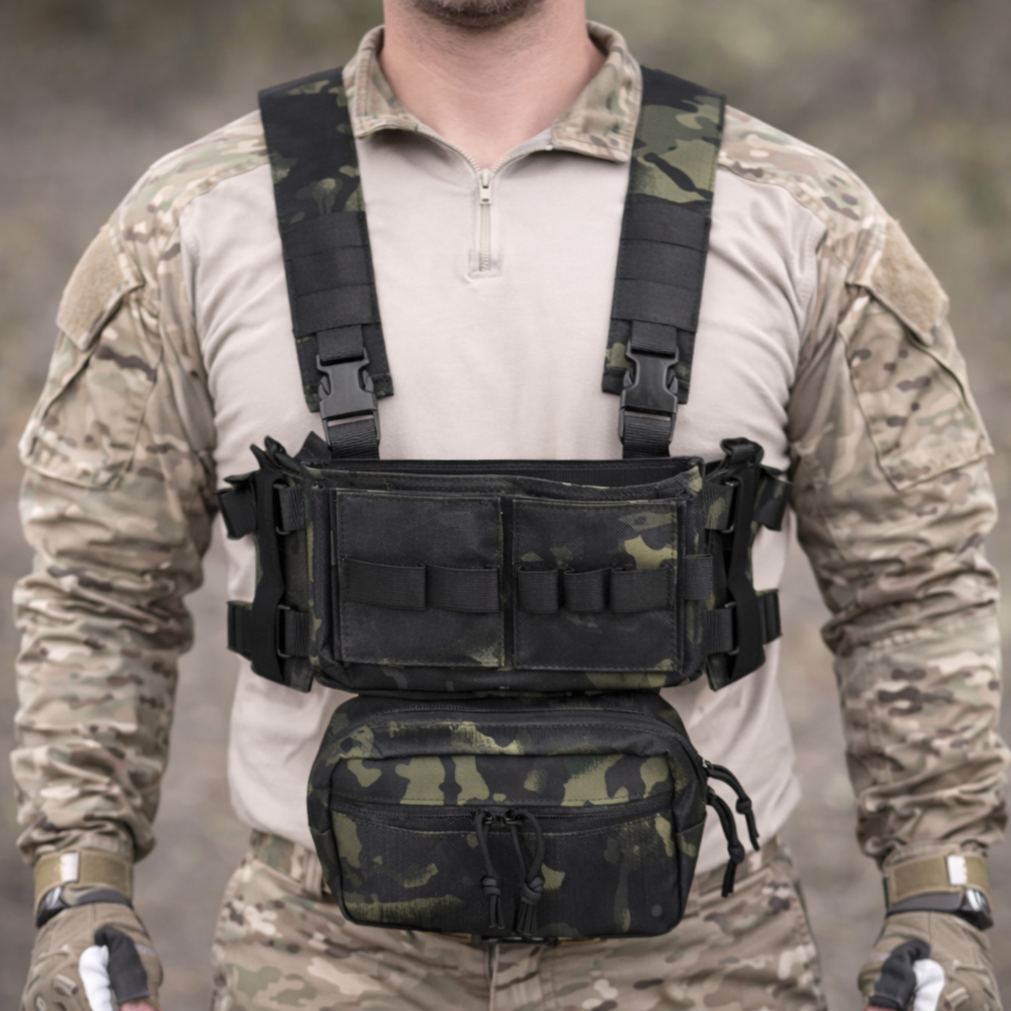 TENKU-S6 Chest Rig – Modular System