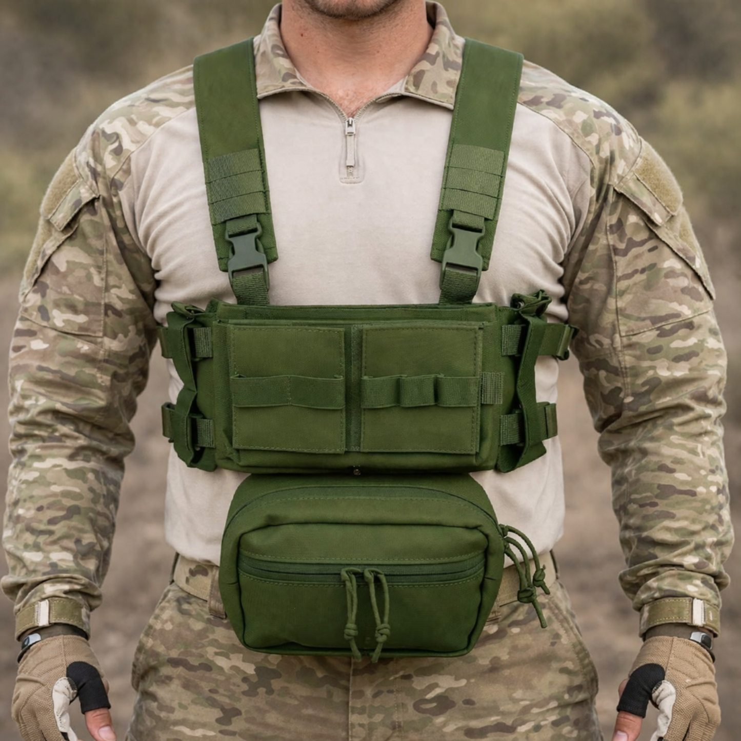 TENKU-S6 Chest Rig – Modular System