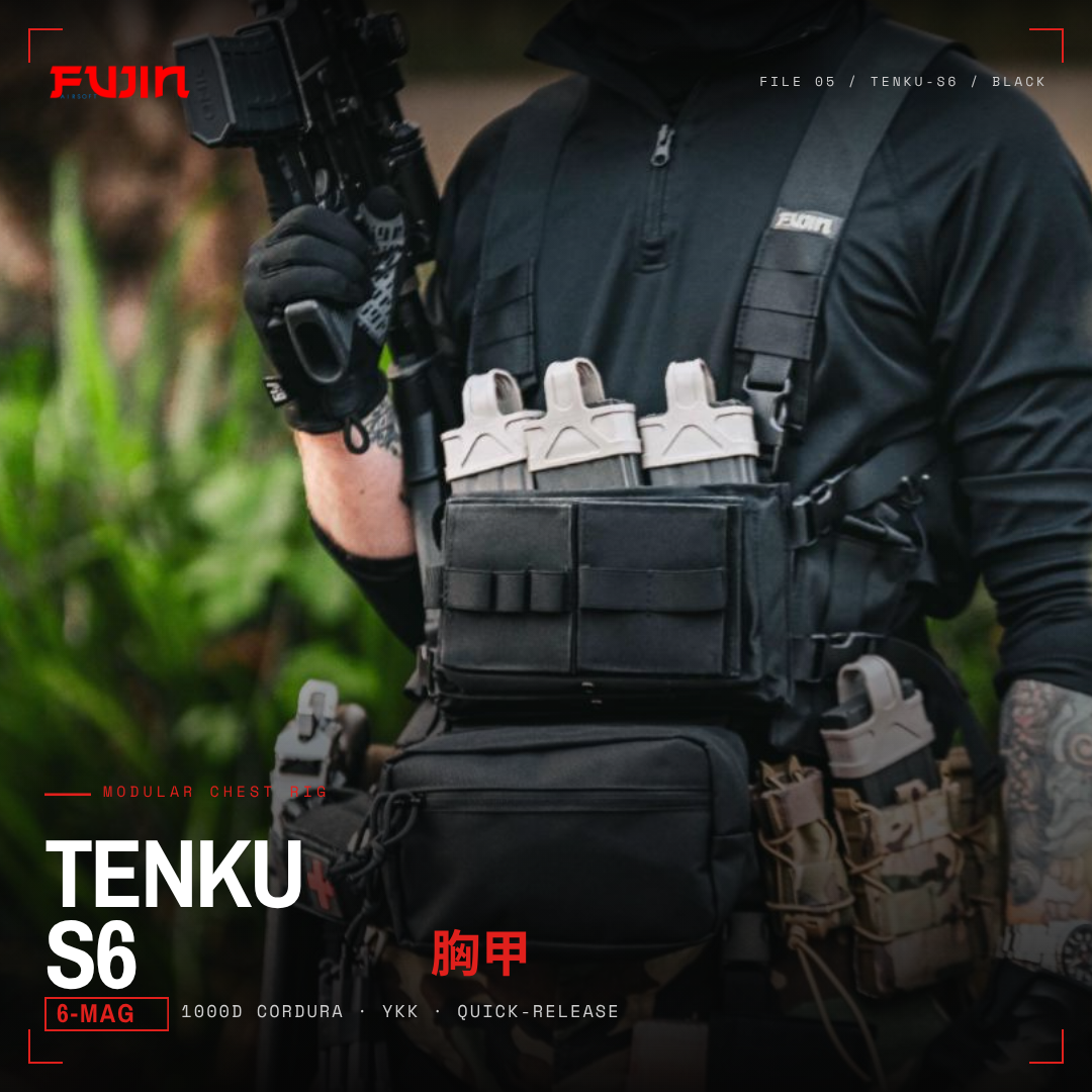 TENKU-S6 Chest Rig – Modular System