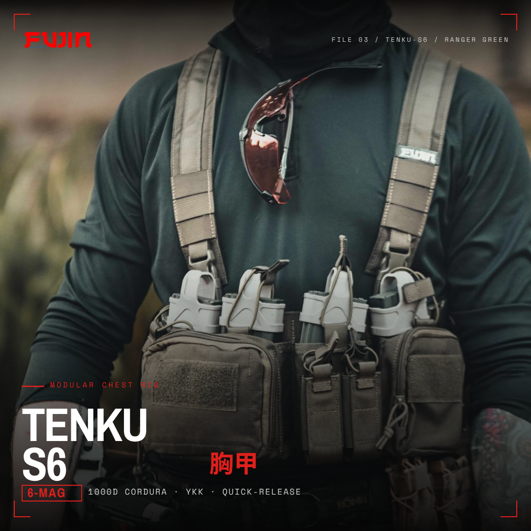 TENKU-S6 Chest Rig – Modular System