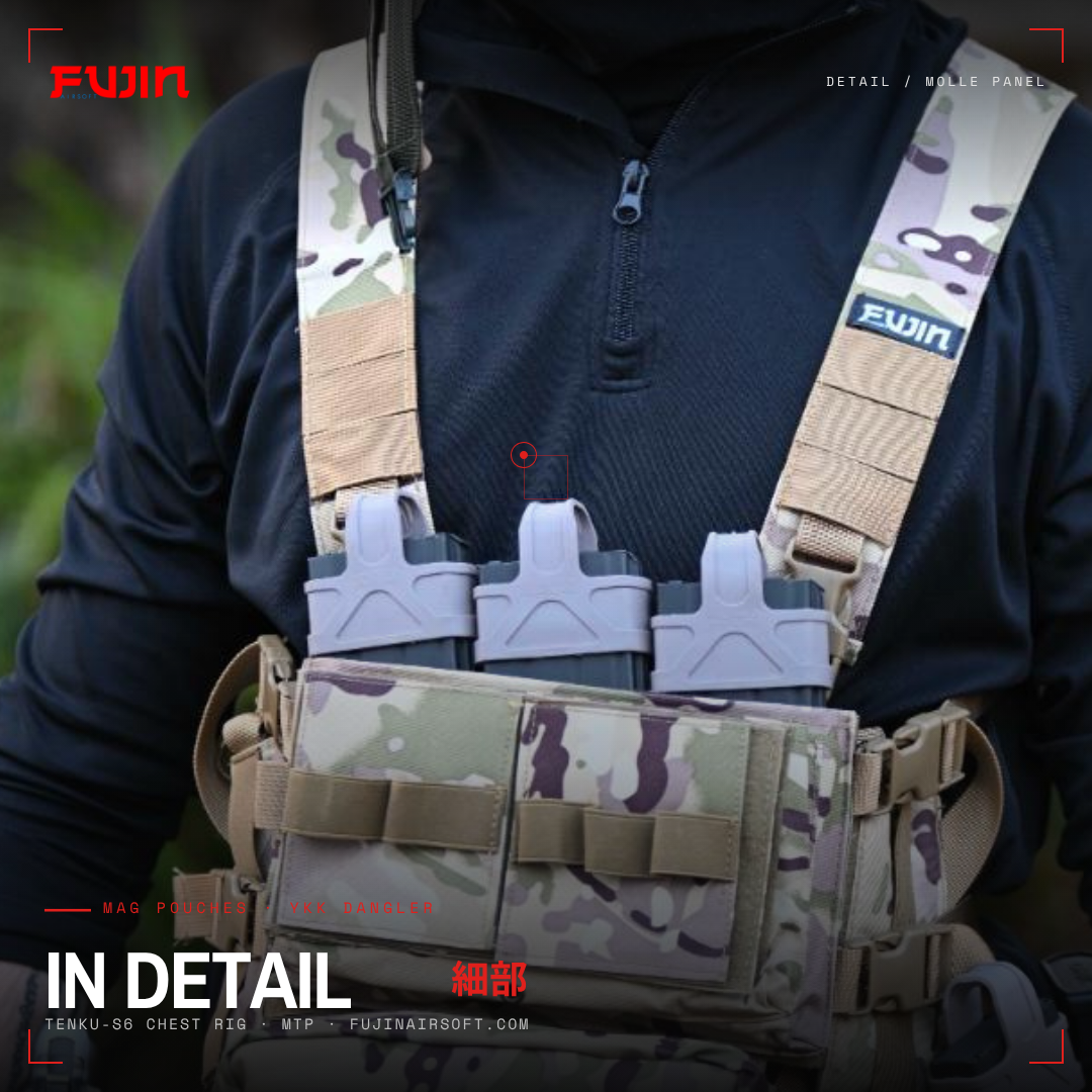 TENKU-S6 Chest Rig – Modular System
