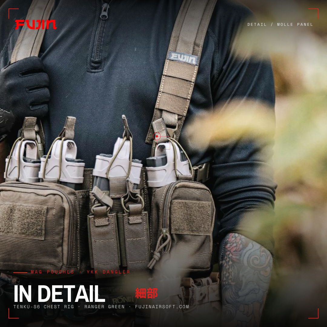 TENKU-S6 Chest Rig – Modular System