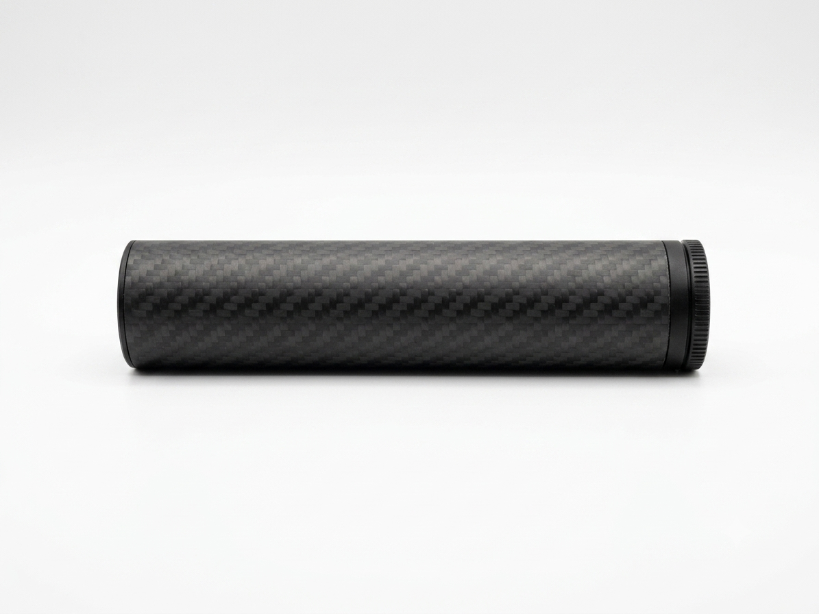 Strike carbon 38mm 6” long Airsoft suppressor