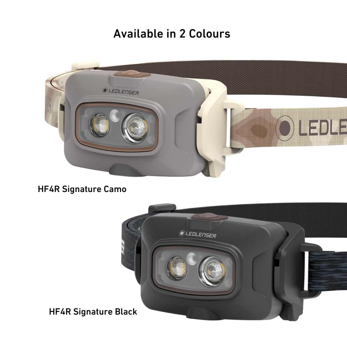 HF4R SIGNATURE RGB Rechargeable Head Torch, 600 Lumens, Camo