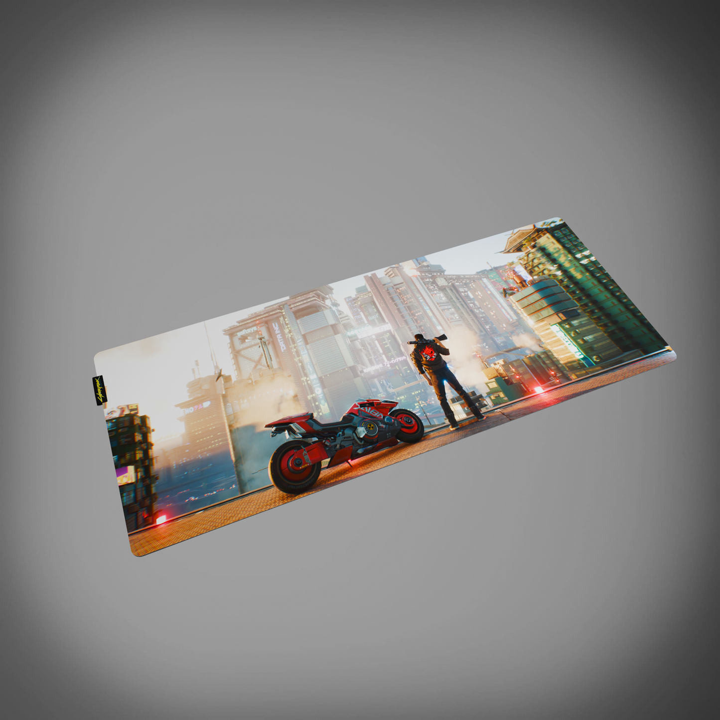 Cyberpunk® 2077 Desk Mat - Night City Views