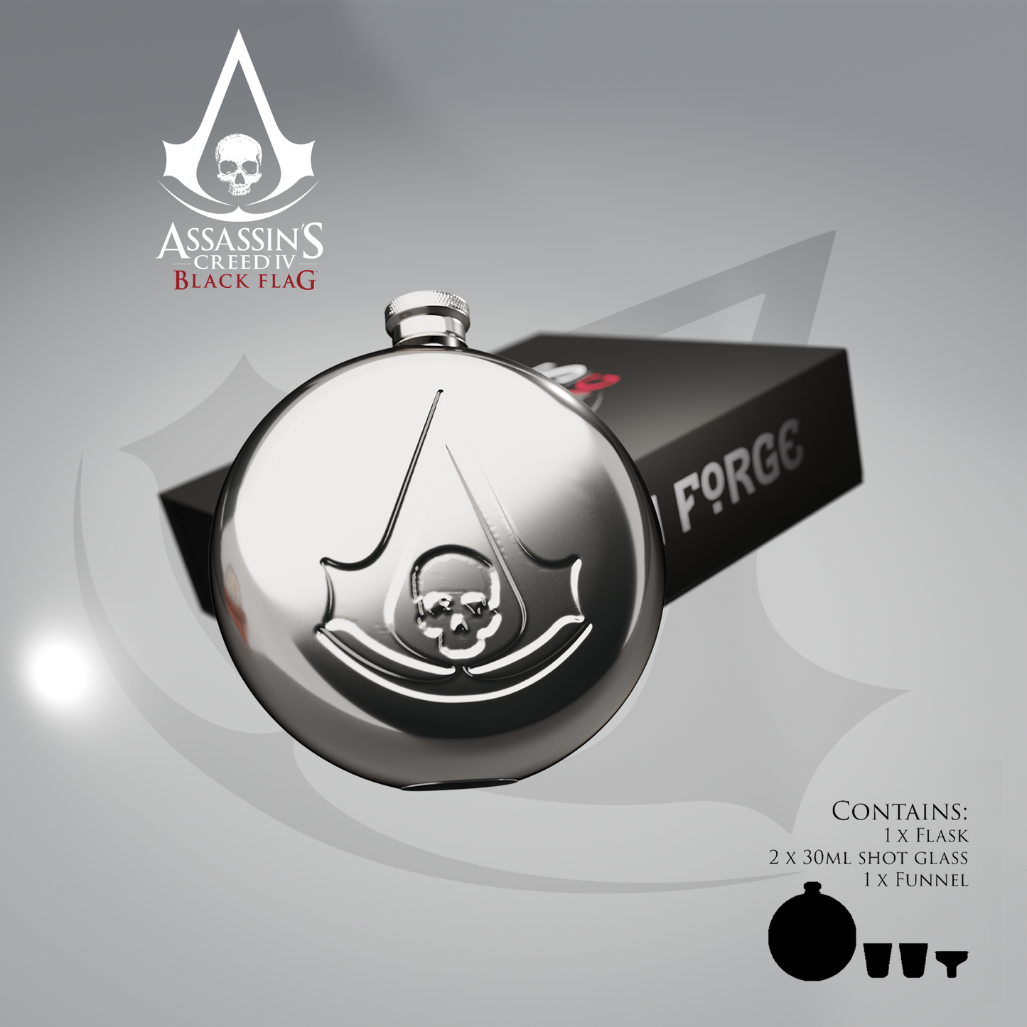 Assassin's Creed® Black Flag Hipflask