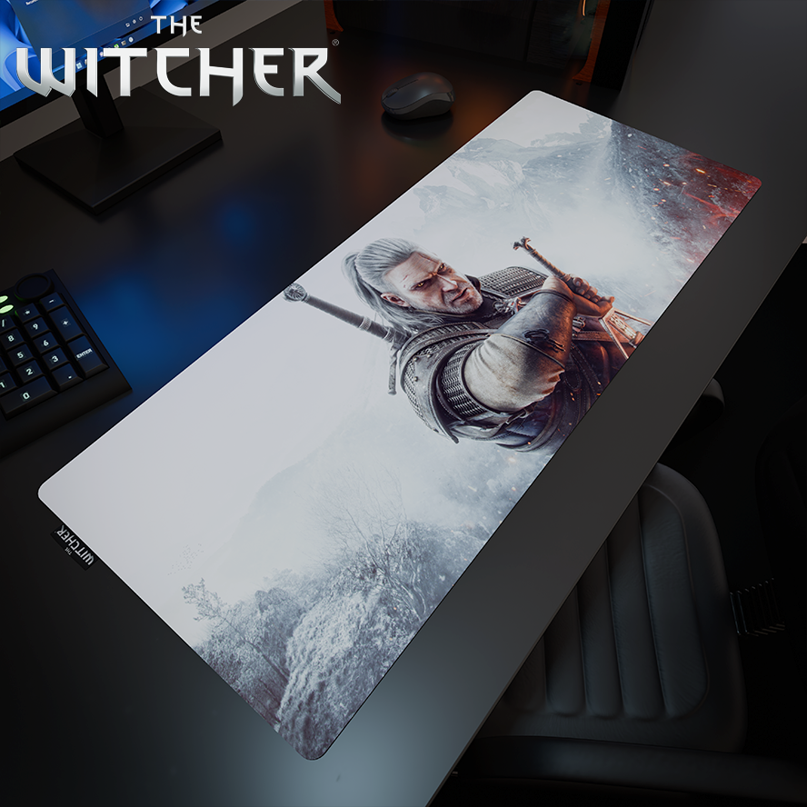 The Witcher™ Desk Mat - Geralt of Rivia Box Art