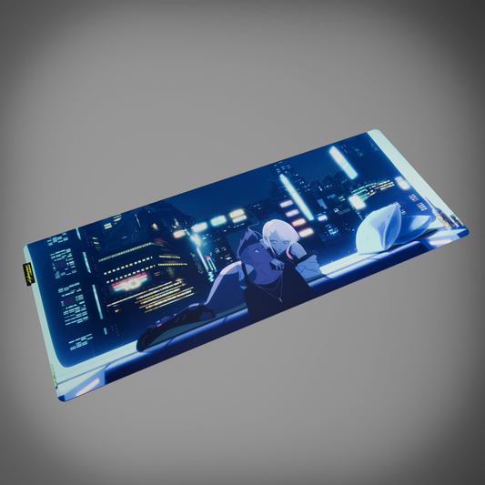 Cyberpunk® Edgerunners Desk Mat - David & Lucy