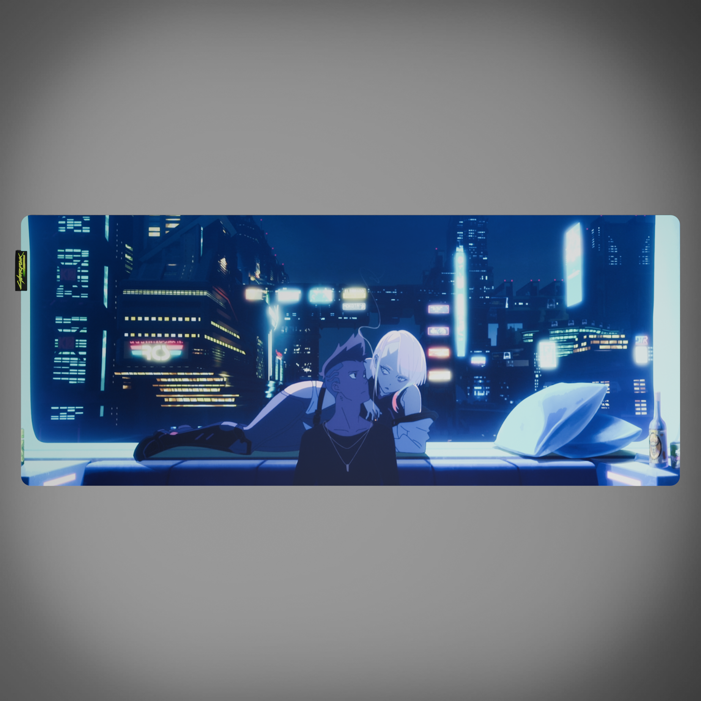 Cyberpunk® Edgerunners Desk Mat - David & Lucy