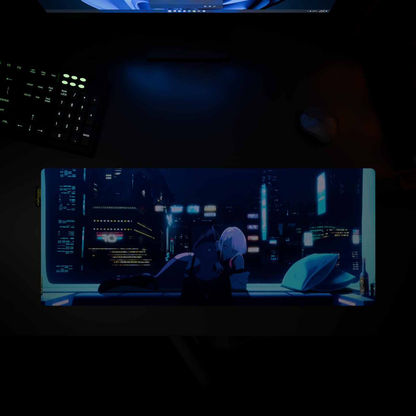 Cyberpunk® Edgerunners Desk Mat - David & Lucy
