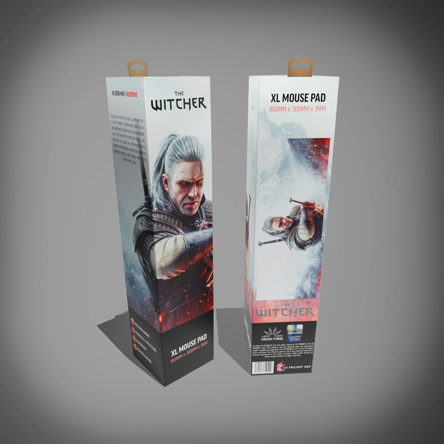The Witcher™ Desk Mat - Geralt of Rivia Box Art