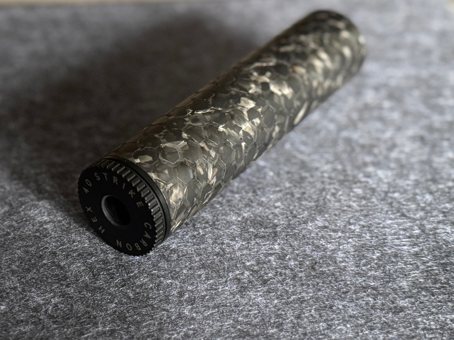 STRIKE CARBON HEX 40 6" AIRSOFT SUPPRESSOR