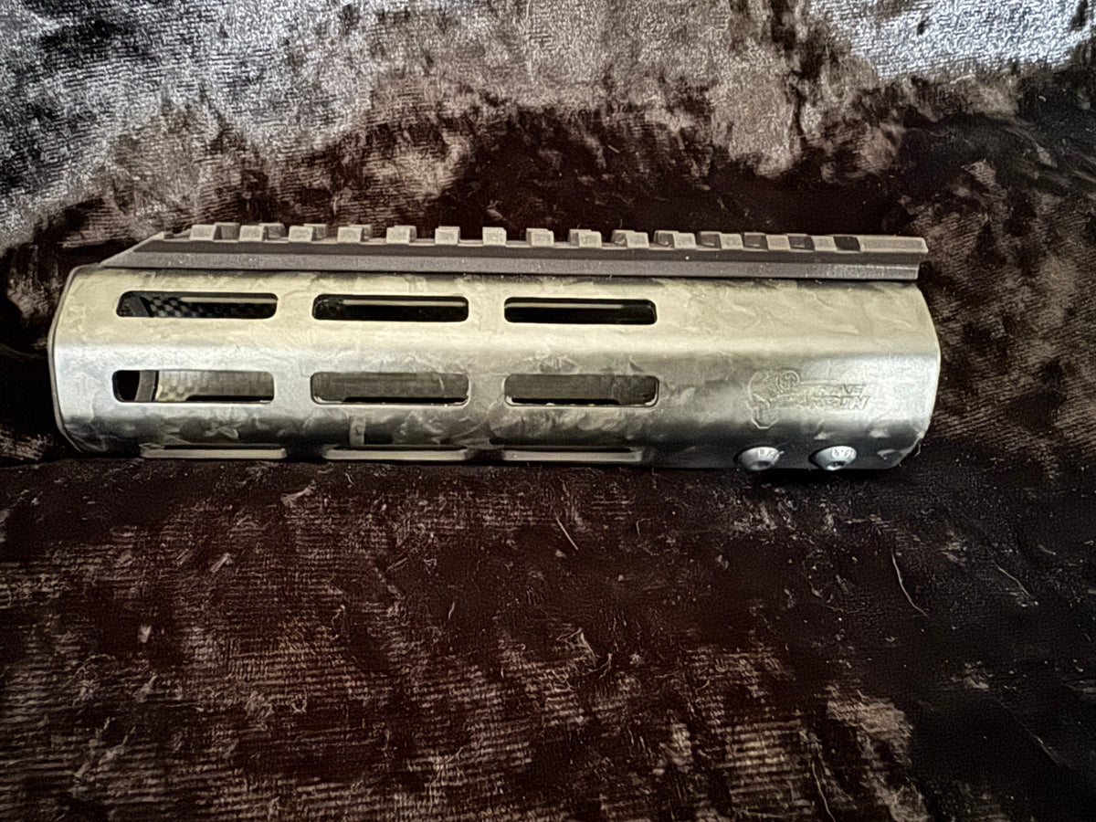 WOLVERINE MTW / HERETIC / AEG AND GBBR 44MM WIDE FORGED CARBON FIBRE / 3K HANDGUARD 7"/10"14"