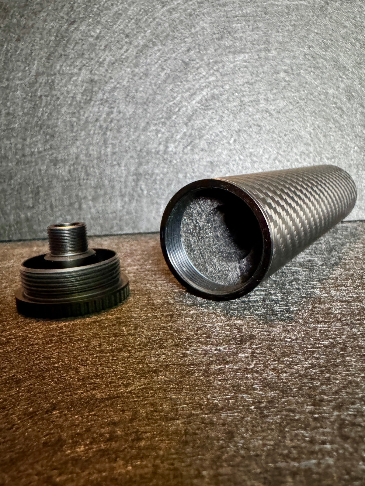 STRIKE CARBON 40MM FORGED AND 3K CARBON SUPPRESSORS 4" AND 6"