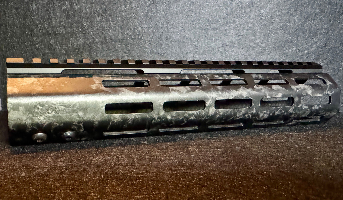 WOLVERINE MTW / HERETIC / AEG AND GBBR 44MM WIDE FORGED CARBON FIBRE / 3K HANDGUARD 7"/10"14"