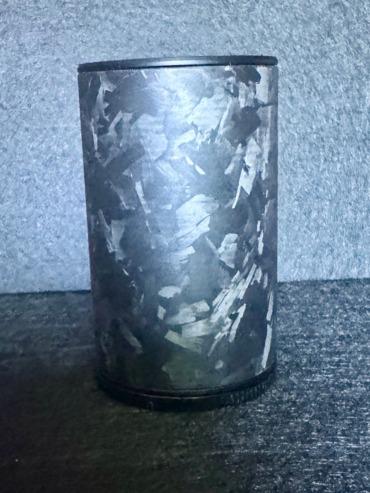 Strike Carbon 50mm wide forged Carbon fat can Airsoft Suppressor 3" 4" 6" 10"