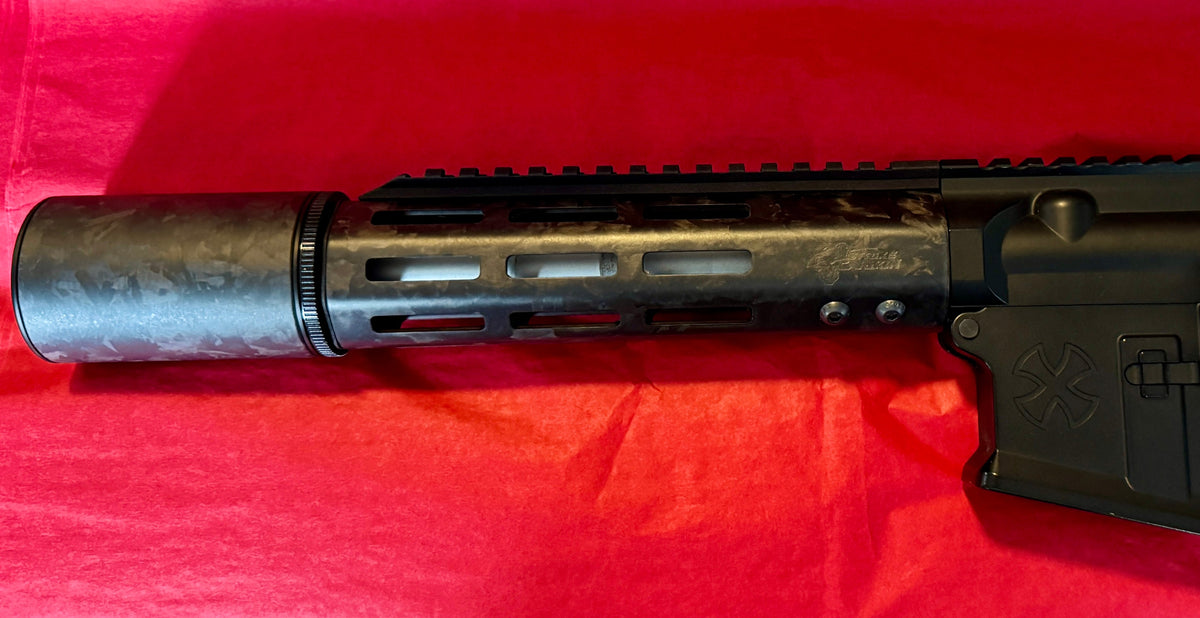 WOLVERINE MTW / HERETIC / AEG AND GBBR 44MM WIDE FORGED CARBON FIBRE / 3K HANDGUARD 7"/10"14"