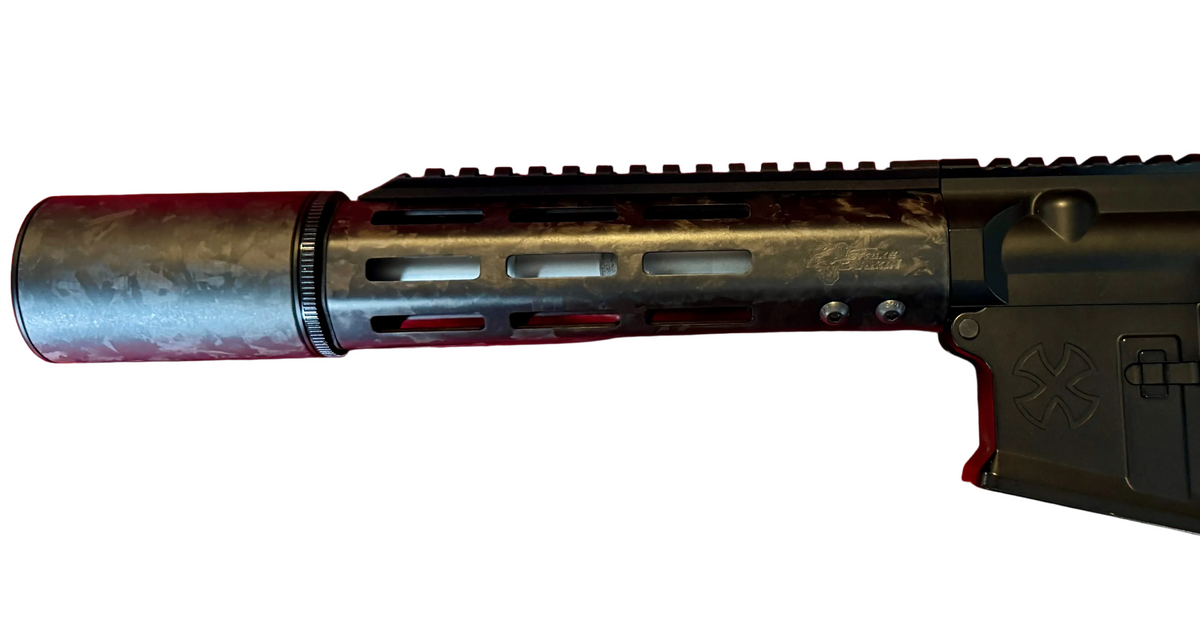 WOLVERINE MTW / HERETIC / AEG AND GBBR 44MM WIDE FORGED CARBON FIBRE / 3K HANDGUARD 7"/10"14"