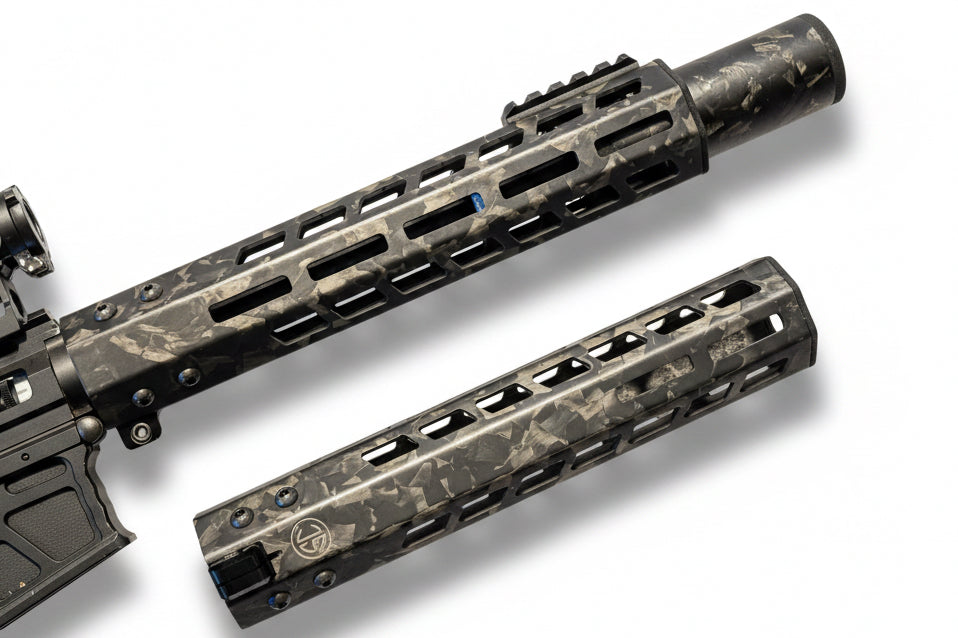 FORGED CARBON FIBRE 10" MTW HAND GUARD
