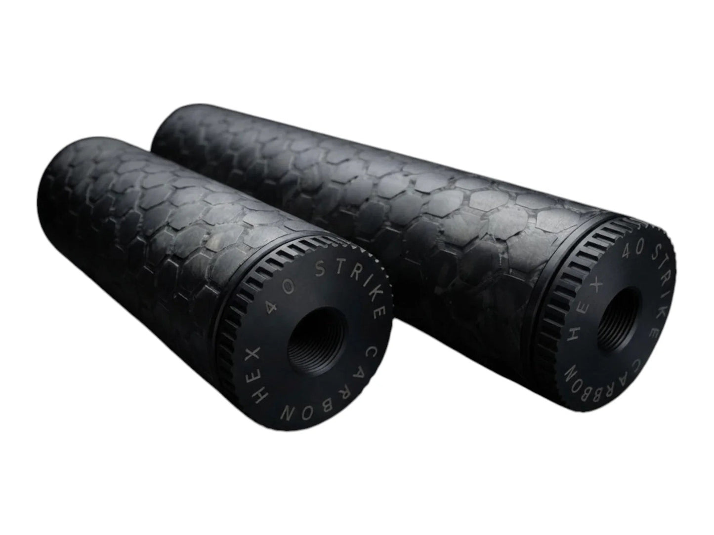 Strike Carbon HEX 40 4" Forged Carbon Airsoft Suppressor