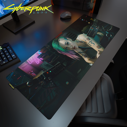 Cyberpunk® 2077 Desk Mat - Judy Alvarez