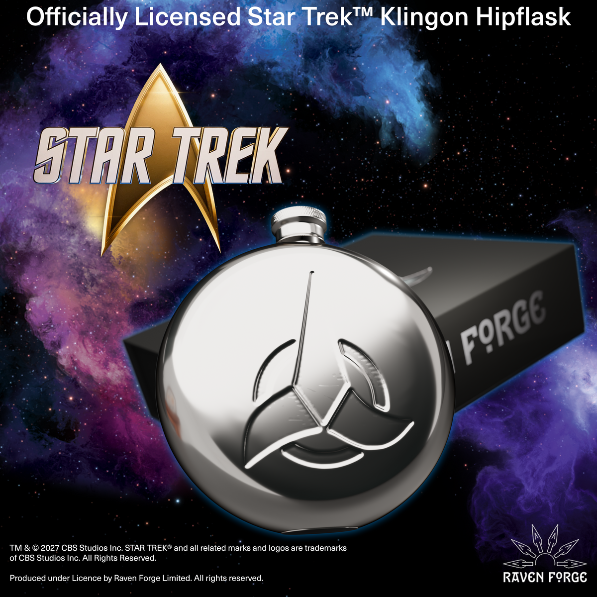 Star Trek Klingon Hipflask