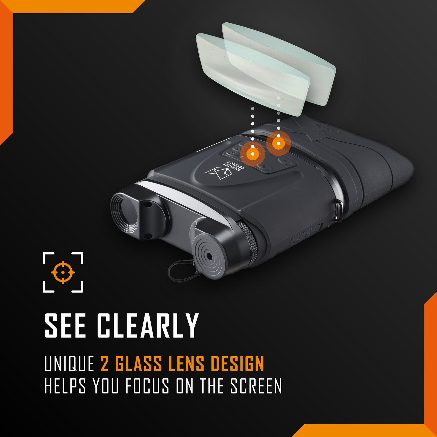 Refurbished Nightfox Corsac 2 HD Night Vision Binoculars